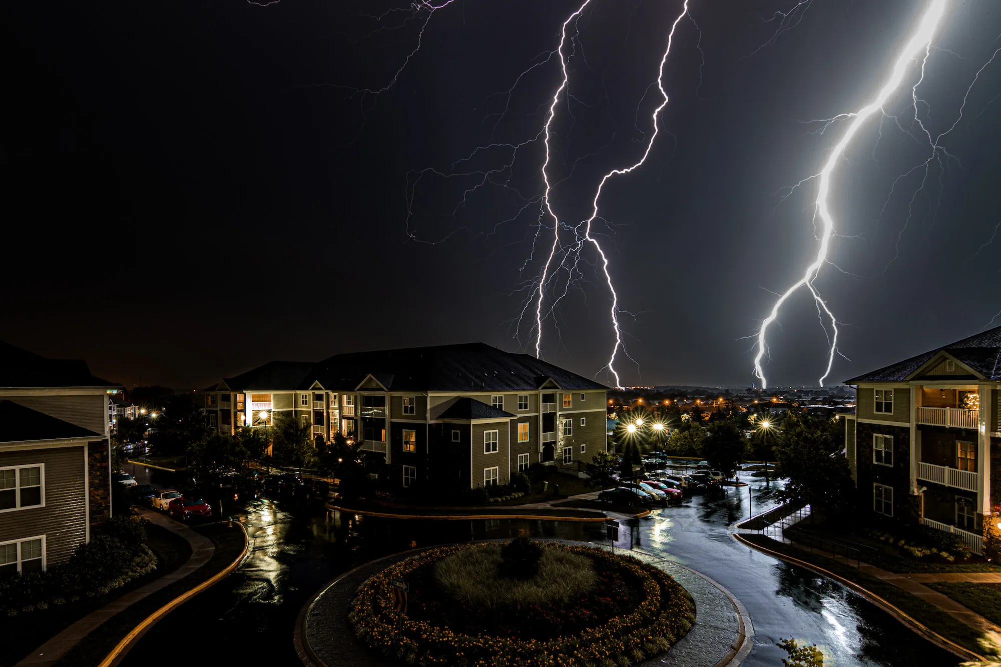 lighting strike