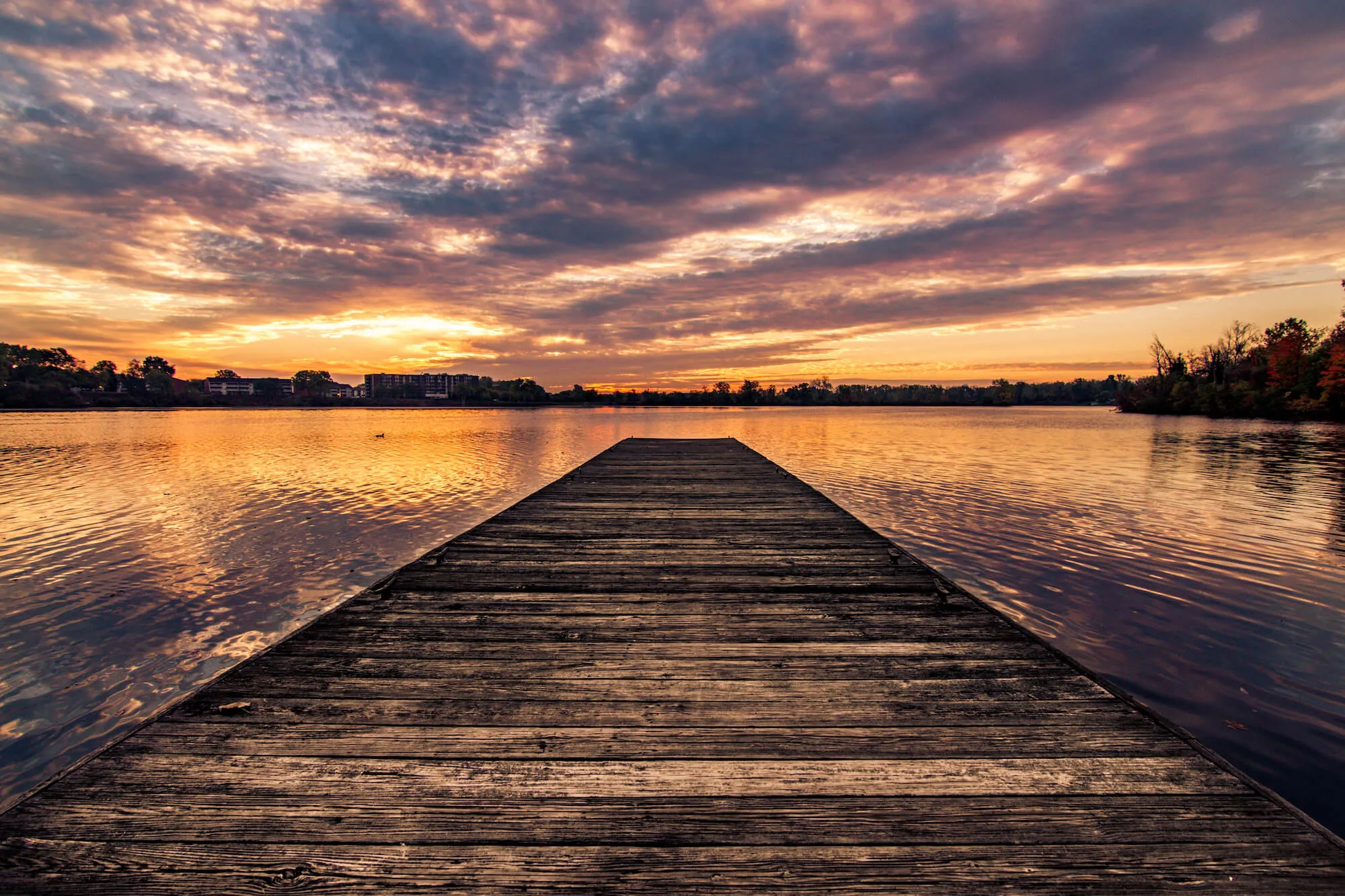 dock over lake